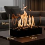 DUZY-KOMINEK-NA-BIOPALIWO-STOL-TARAS-DO-DOMU-BEZDYMNY-ZESTAW-XXL-GRATIS-Material-wykonania-stal-i-szklo